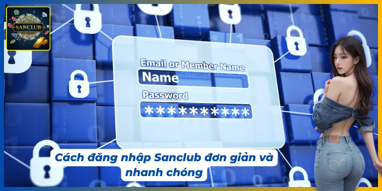 Cách Sanclub đăng nhập không quá khó đối với người mới